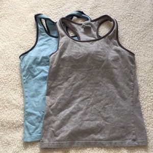 Two sports bra tank tops razorback